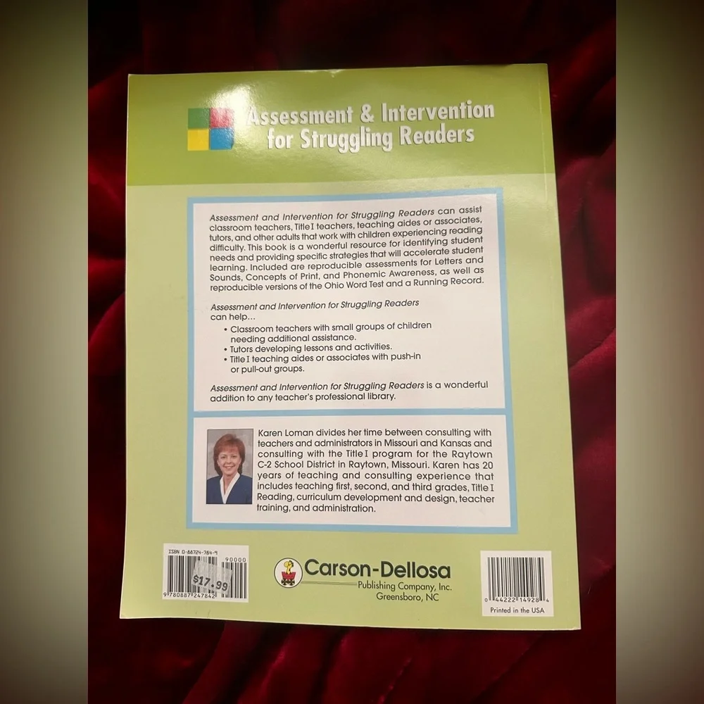 Struggling readers book